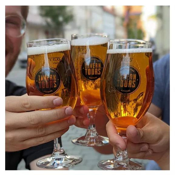 Tavern Tours Augsburg - Stadtführung mit Beertasting - Gläser Augsburg